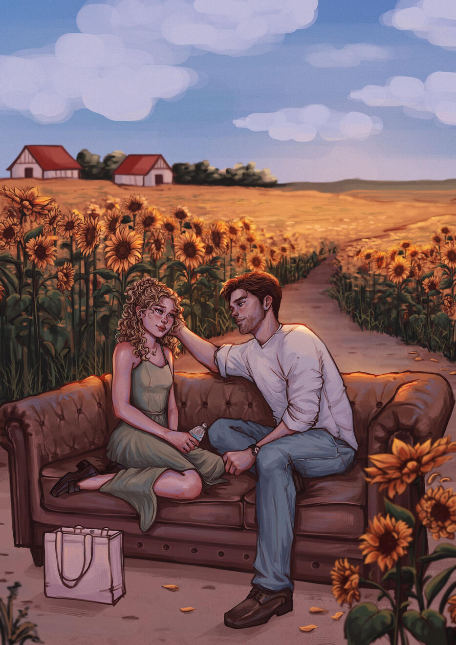 BLOOMING HOPE by Sara West - CHARACTER CARD ILLUSTRATION