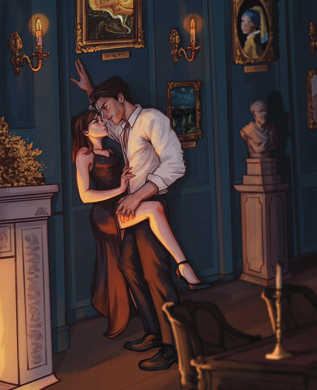 SINISTER NIGHTS by Sophia Como - CHARACTER CARD ILLUSTRATION