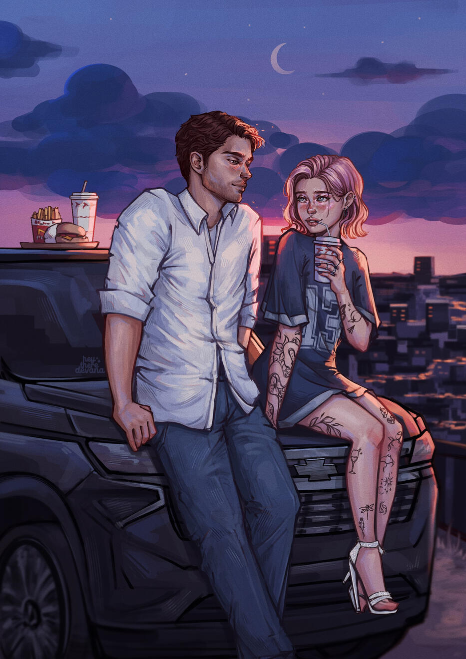 SONGS FOR THE BROKEN by Maren Vivien Haase - CHARACTER CARD ILLUSTRATION