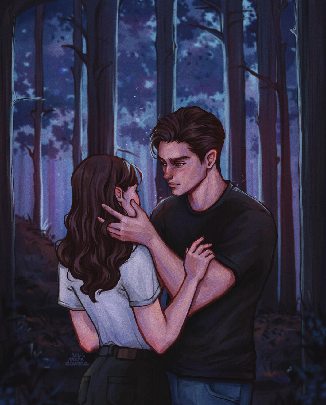 ROSES & ASHES Verloren by Marlen Linda - CHARACTER CARD ILLUSTRATION