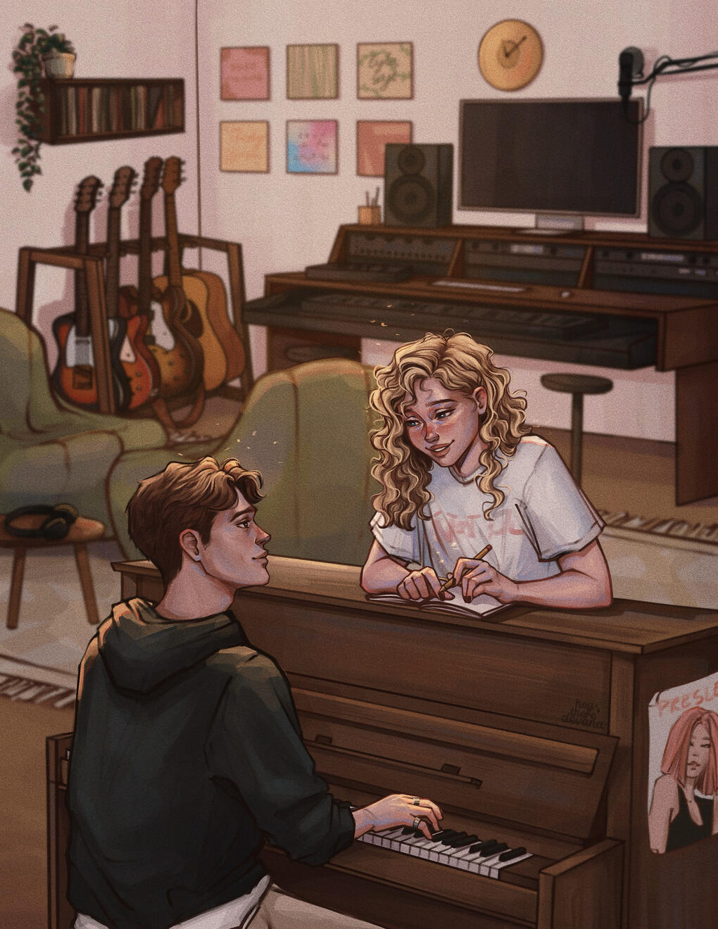 SONGS FOR THE BEAUTIFUL by Maren Vivien Haase - CHARACTER CARD ILLUSTRATION