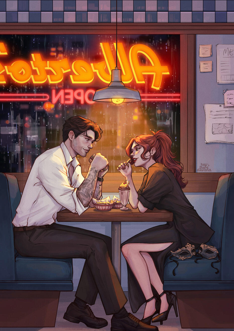 BLOOMING TRUST by Sara West - CHARACTER CARD ILLUSTRATION